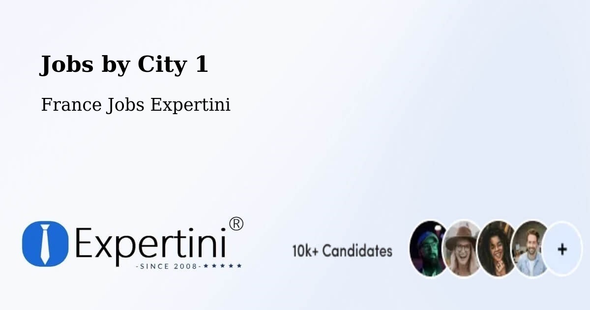 City Jobs in France - Expertini